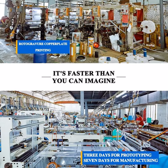 Kundenspezifische Farbdruck-Reißverschlusstasche aus Kunststoff mit Reißverschluss und Reißverschluss für Gefrierschränke