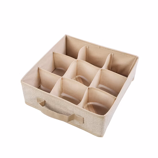 Große zusammenklappbare Aufbewahrungstaschen mit Reißverschluss, Organizer, Stoff-Aufbewahrungstaschen für Kleidung mit Reißverschluss